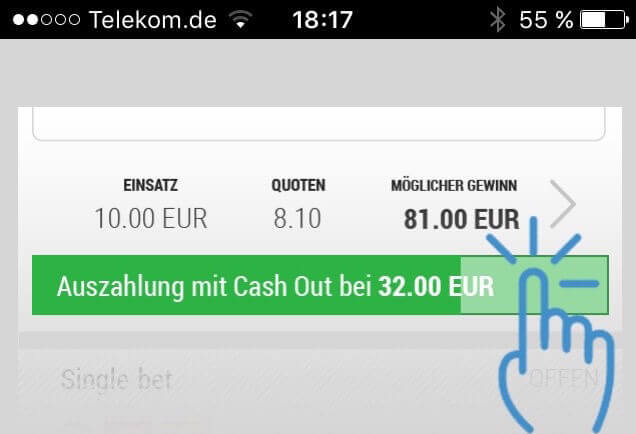bwin cash out in der app verfügbar kann ich bwin cash out in der app benutzen neue funktion frühzeitig auszahlen bwin sportwetten