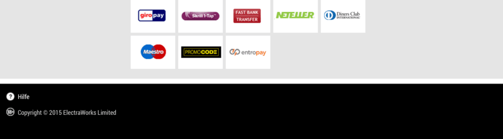 bwin Zahlungsoptionen